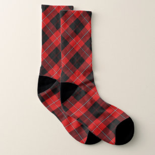 Scots Style Clan Cunningham Tartan Plaid Socks