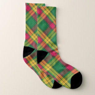 Scots Style Clan MacMillan Tartan Plaid Socks