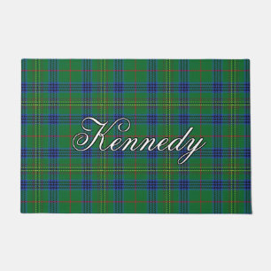 Scots Vista Clan Kennedy Tartan Plaid Doormat