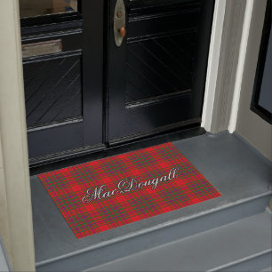 Scots Vista Clan MacDougall Tartan Plaid Doormat