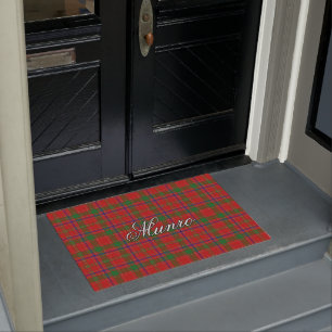 Scots Vista Clan Munro Tartan Plaid Doormat