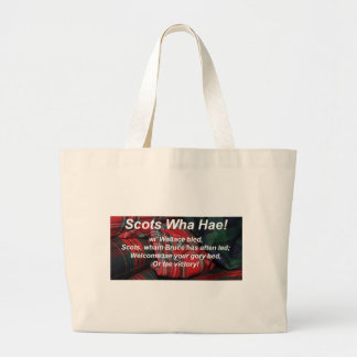 Scots Wha Hae-Tartan Large Tote Bag