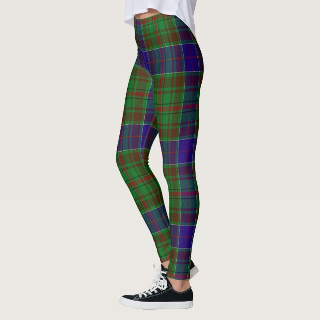 Scotstee Clan Adam Hunting Tartan Women Leggings (Left)