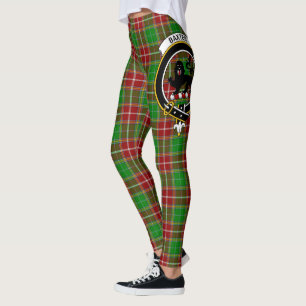 Scotstee Clan Baxter Modern Crest Tartan Women Leggings