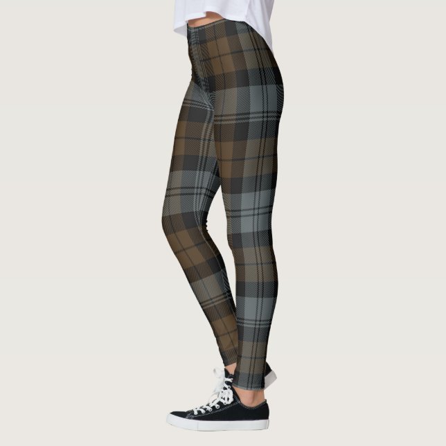 Scotstee Clan BlackWatch Weathered Tartan Women Le Leggings (Left)