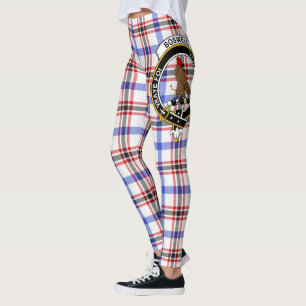 Scotstee Clan Boswell Modern Crest Tartan Women Leggings