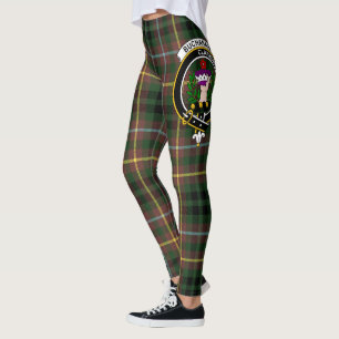 Scotstee Clan Buchanan Hunting Crest Tartan Women Leggings