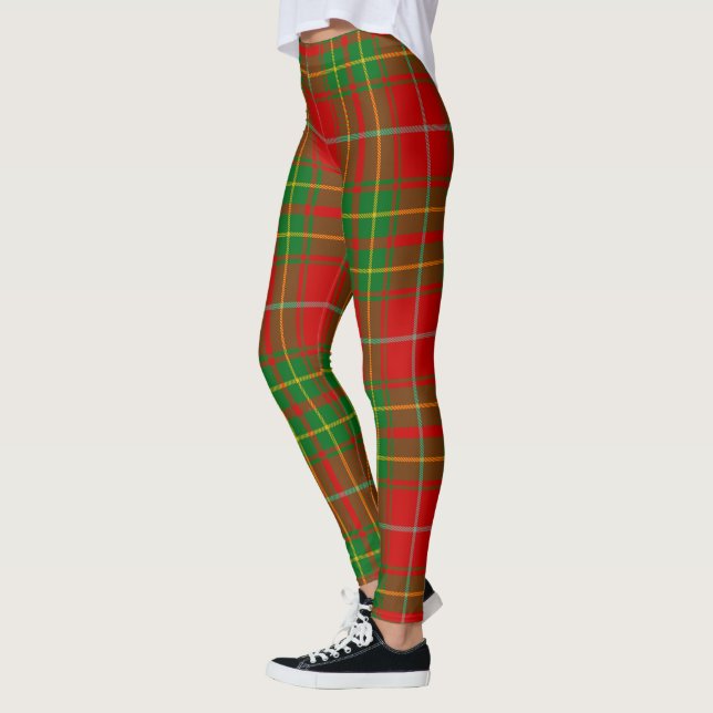 Scotstee Clan Burnett Ancient Tartan Women Legging (Left)