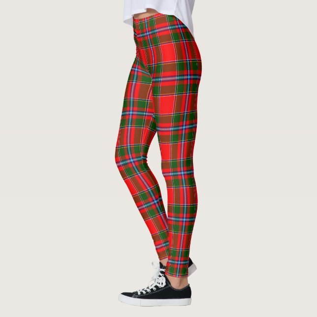 Scotstee Clan Butter Tartan Women Leggings (Left)