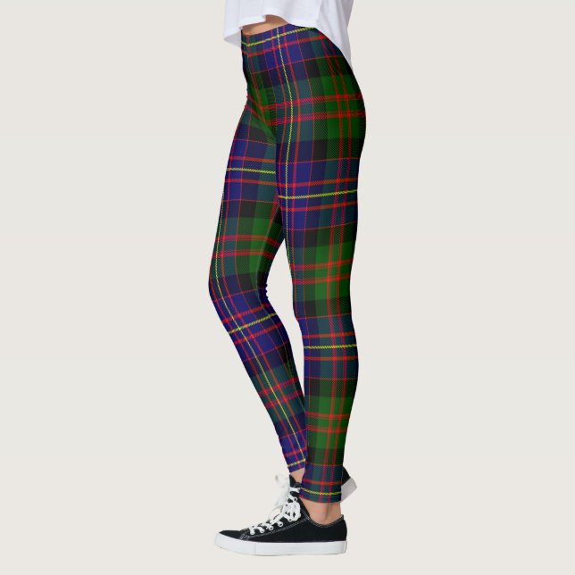 Scotstee Clan Cameron Of Erracht Modern Tartan Wom Leggings (Left)