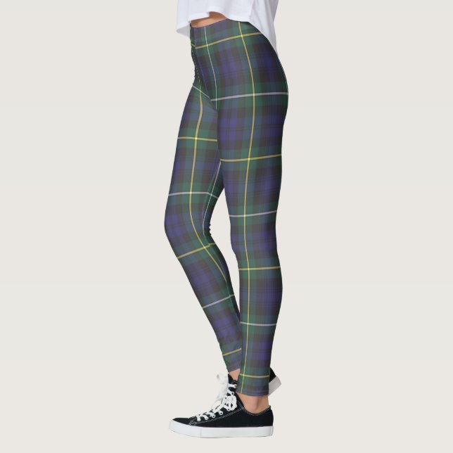 Scotstee Clan Campbell Argyll Modern Tartan Women  Leggings (Left)