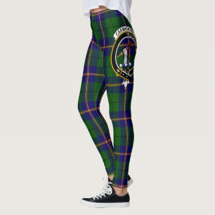 Scotstee Clan Carmichael Modern Crest Tartan Women Leggings