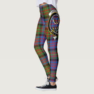 Scotstee Clan Carnegie Ancient Crest Tartan Women  Leggings