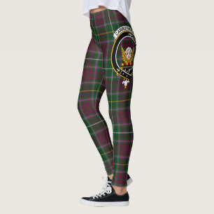 Scotstee Clan Carruthers Crest Tartan Women Leggings