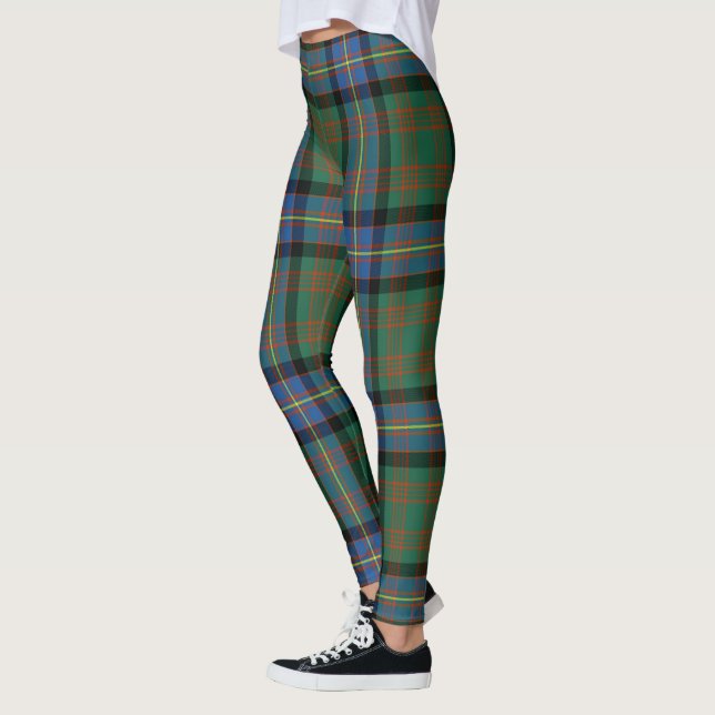 Scotstee Clan Cochrane Ancient Tartan Women Leggin Leggings (Left)