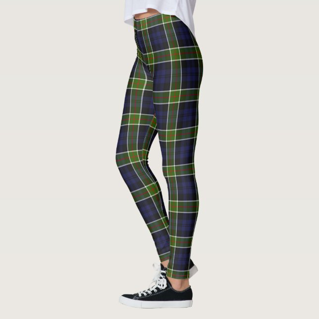Scotstee Clan Colquhoun Tartan Women Leggings (Left)