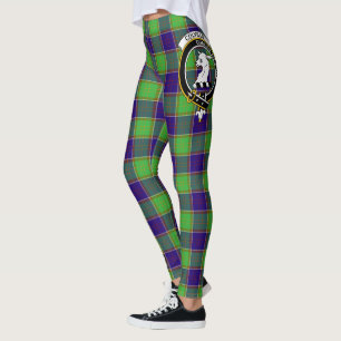 Scotstee Clan Colville Crest Tartan Women Leggings