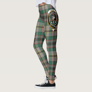 Scotstee Clan Craig Ancient Crest Tartan Women Leggings