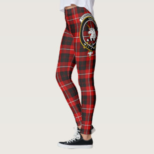 Scotstee Clan Cunningham Crest Tartan Women Leggings