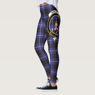 Scotstee Clan Dunlop Crest Tartan Women Leggings