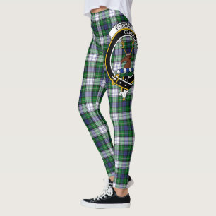 Scotstee Clan Forbes Dress Crest Tartan Women Leggings