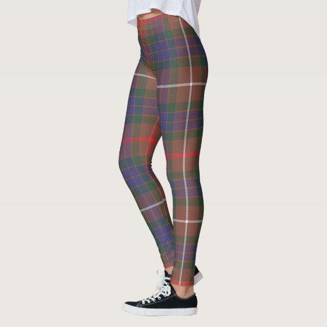 Scotstee Clan Fraser Hunting Modern Tartan Women Leggings (Left)