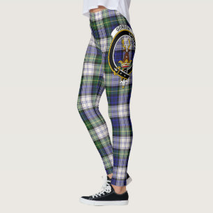 Scotstee Clan Gordon Dress Modern Crest Tartan Leg Leggings