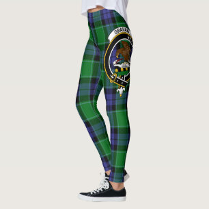 Scotstee Clan Graham Of Menteith Modern Crest Leggings