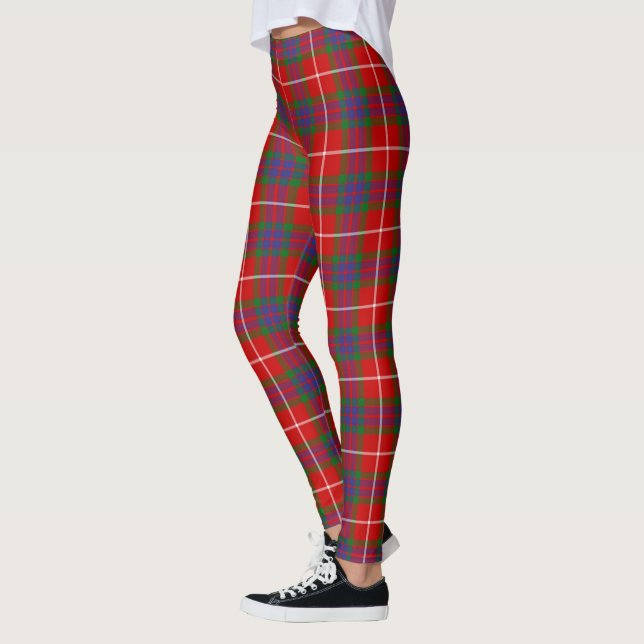 Scotstee Clan Grant of Lurg Tartan Women Leggings (Left)