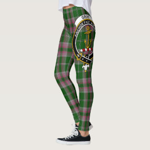 Scotstee Clan Grey Crest Tartan Women Leggings