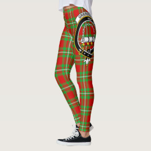 Scotstee Clan Grierson Crest Tartan Women Leggings
