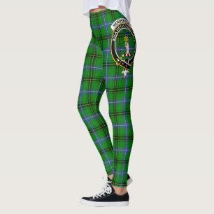 Scotstee Clan Henderson Ancient Crest Tartan Women Leggings