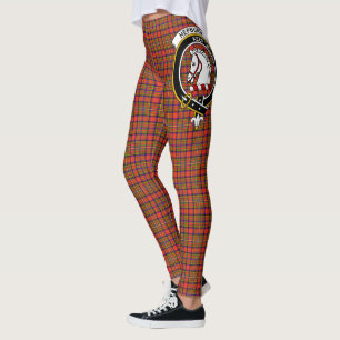 Scotstee Clan Hepburn Modern Crest Tartan Women Leggings
