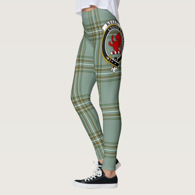Scotstee Clan Kelly Crest Tartan Women Leggings (Left)