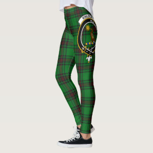 Scotstee Clan Kinloch Crest Tartan Women Leggings