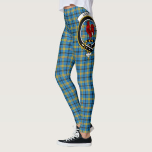 Scotstee Clan Laing Hunting Crest Tartan Women Leggings