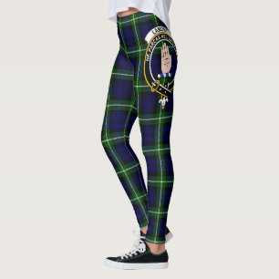 Scotstee Clan Lamont Crest Tartan Women Leggings