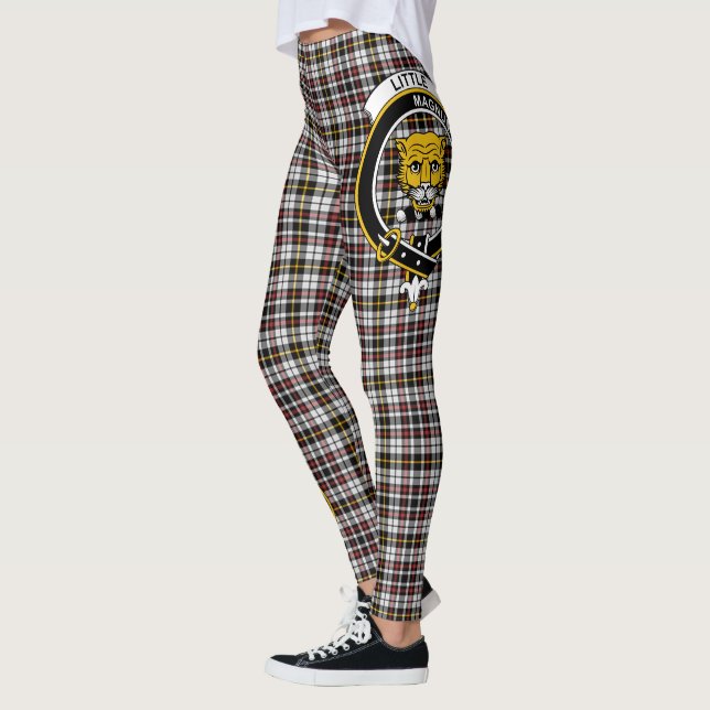 Scotstee Clan Little Arisaid Crest Tartan Women Leggings (Left)