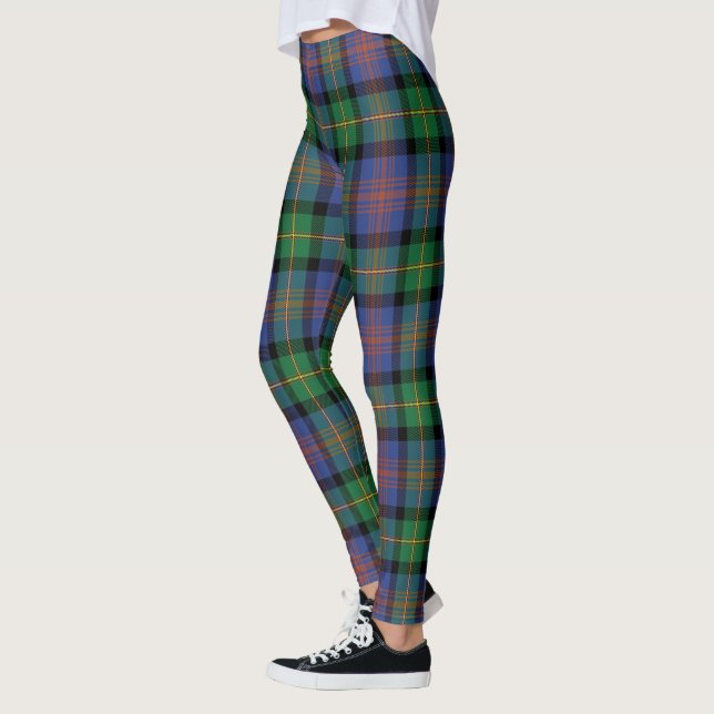 Scotstee Clan Logan Ancient Tartan Women Leggings (Left)