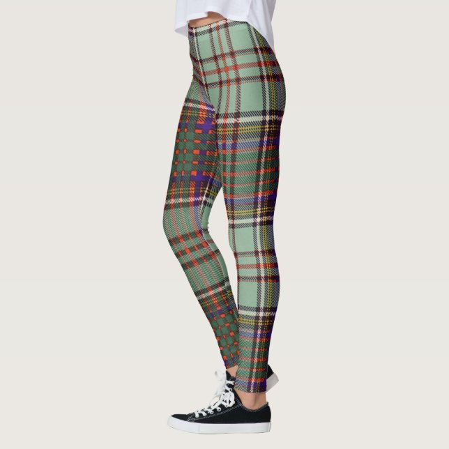 Scotstee Clan MacAndrew Tartan Women Leggings (Left)