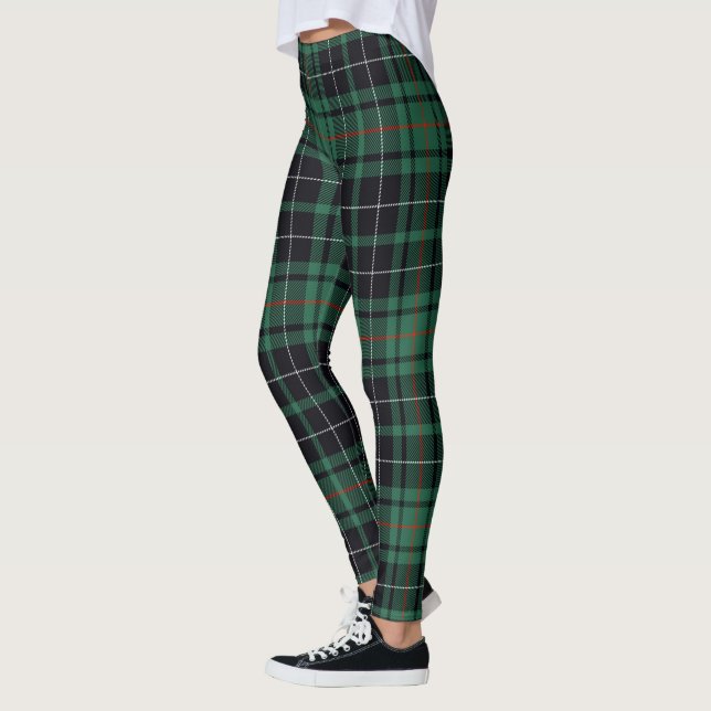 Scotstee Clan MacAulay Hunting Tartan Women Leggings (Left)