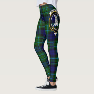 Scotstee Clan MacCallum Crest Tartan Women Legging