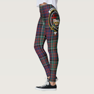 Scotstee Clan Macdonald Crest Tartan Women Legging
