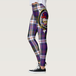 Scotstee Clan MacDonald Dress Modern Crest Tartan  Leggings