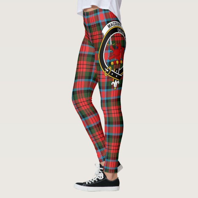 Scotstee Clan MacDuff Modern Crest Tartan Women Leggings (Left)