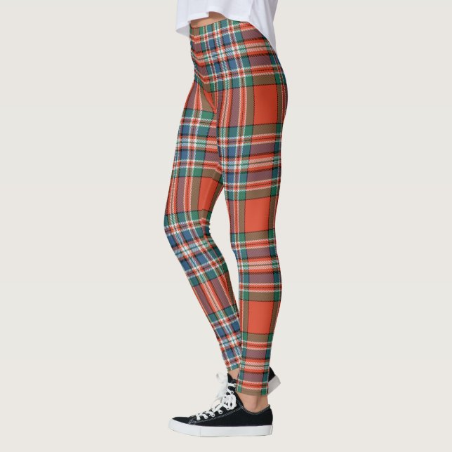 Scotstee Clan MacFarlane Ancient Tartan Women Leggings (Left)