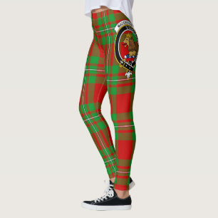 Scotstee Clan MacGregor Modern Crest Tartan Women  Leggings