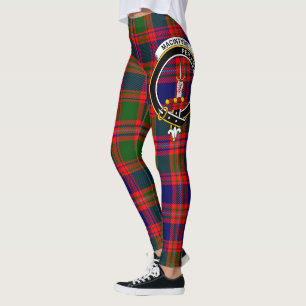 Scotstee Clan MacIntyre Crest Tartan Women Legging