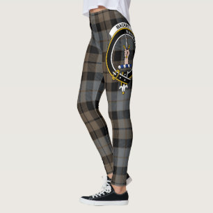 Scotstee Clan MacKay Weathered Crest Tartan Women  Leggings