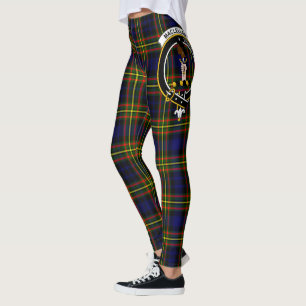 Scotstee Clan MacLellan Modern Crest Tartan Women  Leggings